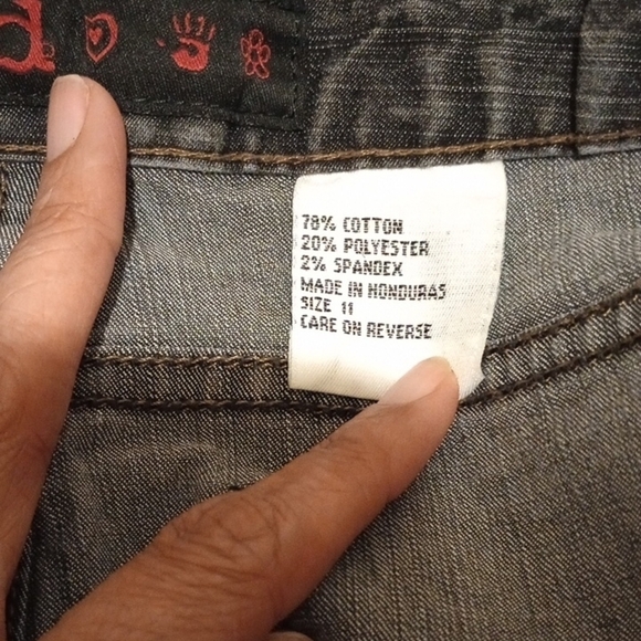 Gray Flared Jeans - Picture 5 of 6